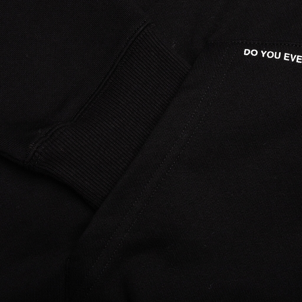 Spiralling Hoodie Black