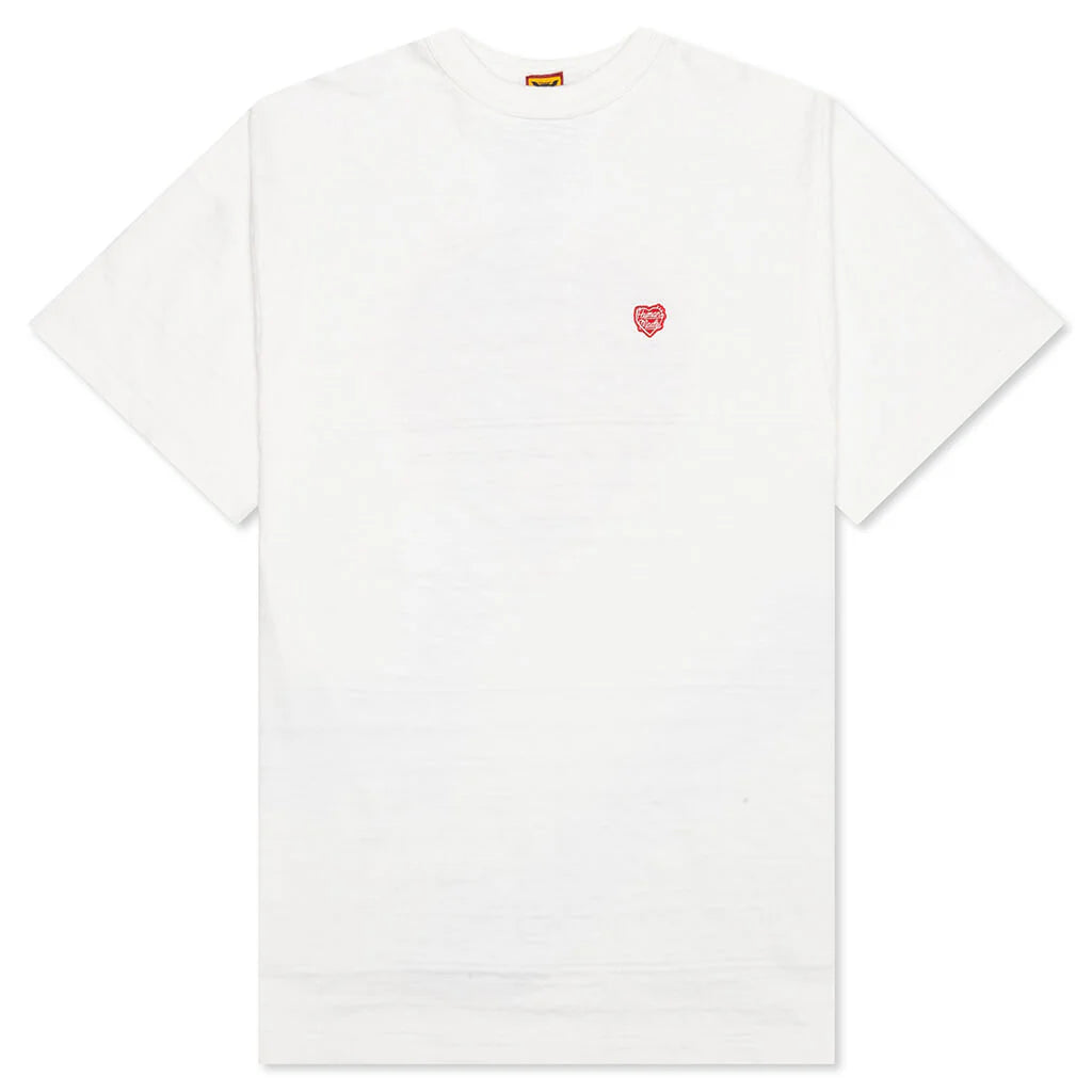 Heart Badge T Shirt White