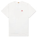 Heart Badge T Shirt White