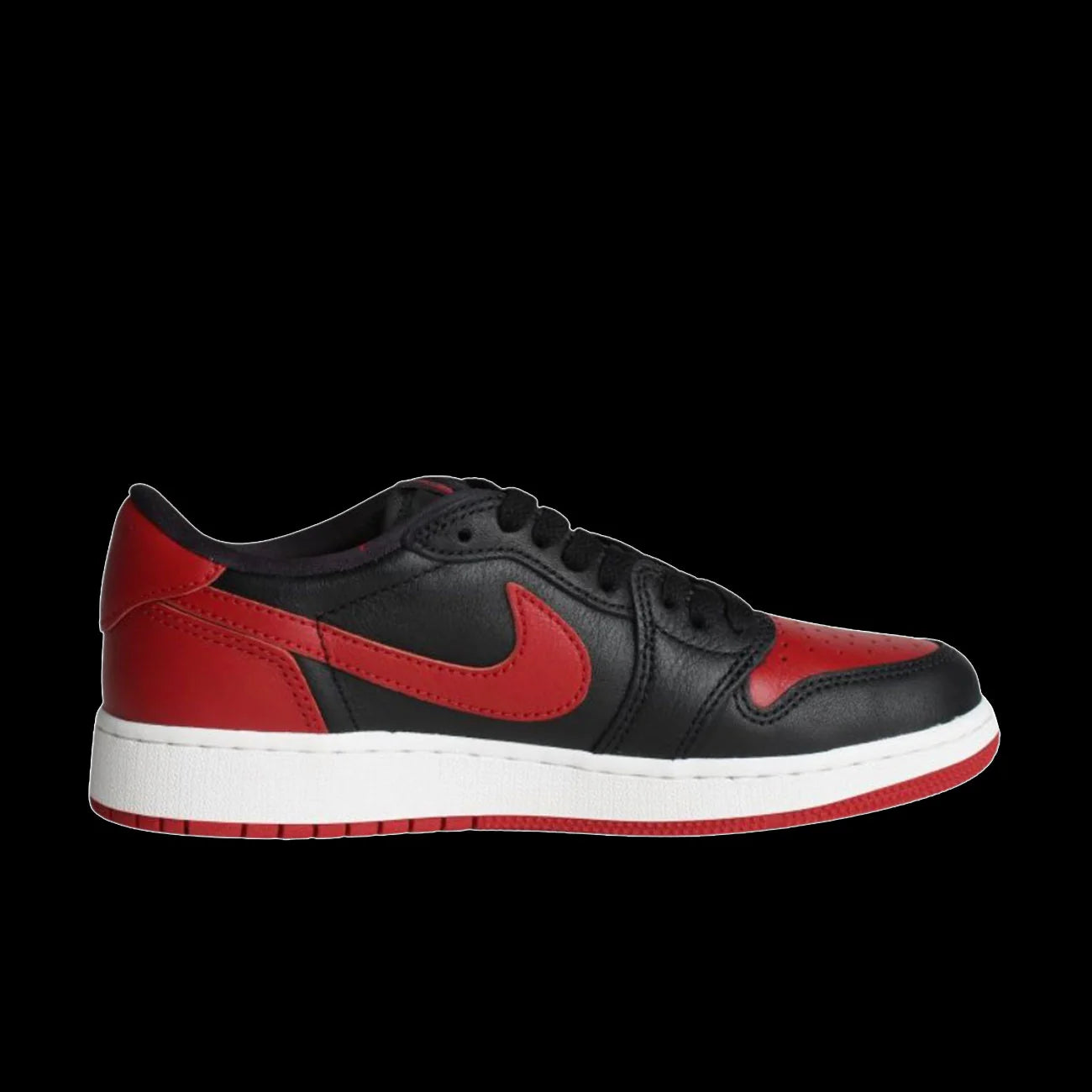 Air Jordan 1 Retro Low OG GSBlack Black Varsity Red Summit White