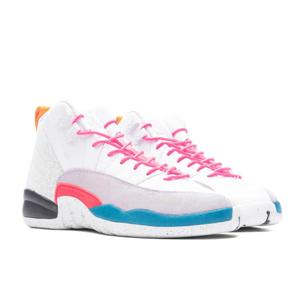 Air Jordan 12 Retro GS White Vapor Green Photon Dust