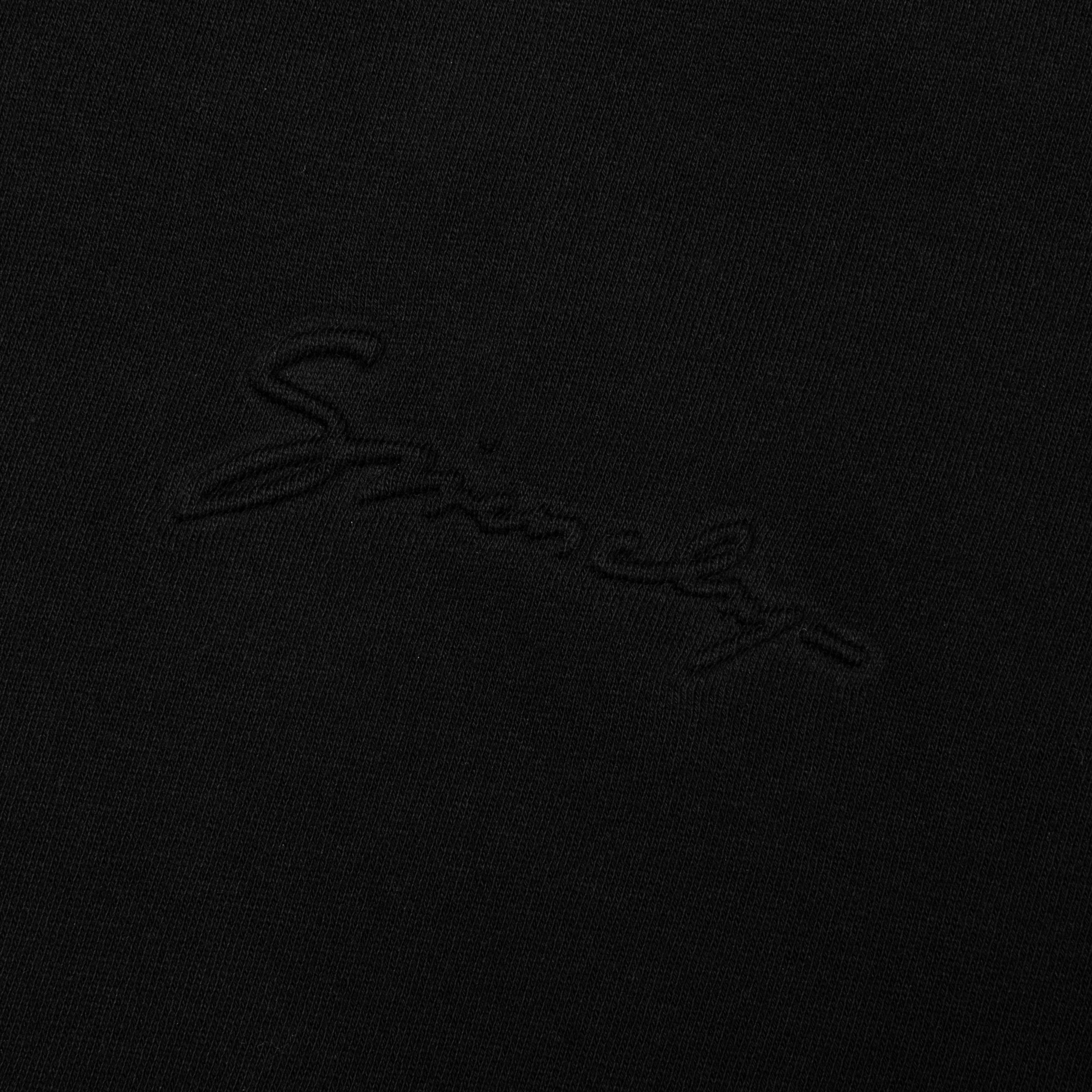 Baroque Embossing Hoodie Black
