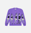 Ballet Jumper Mens Crewneck Purple
