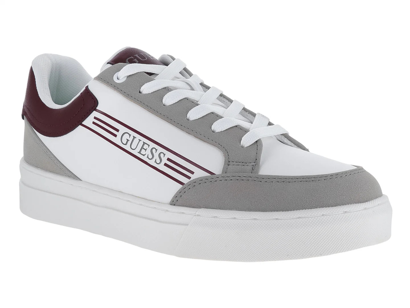 Tenis Guess Casual Blanco y Gris para Hombre