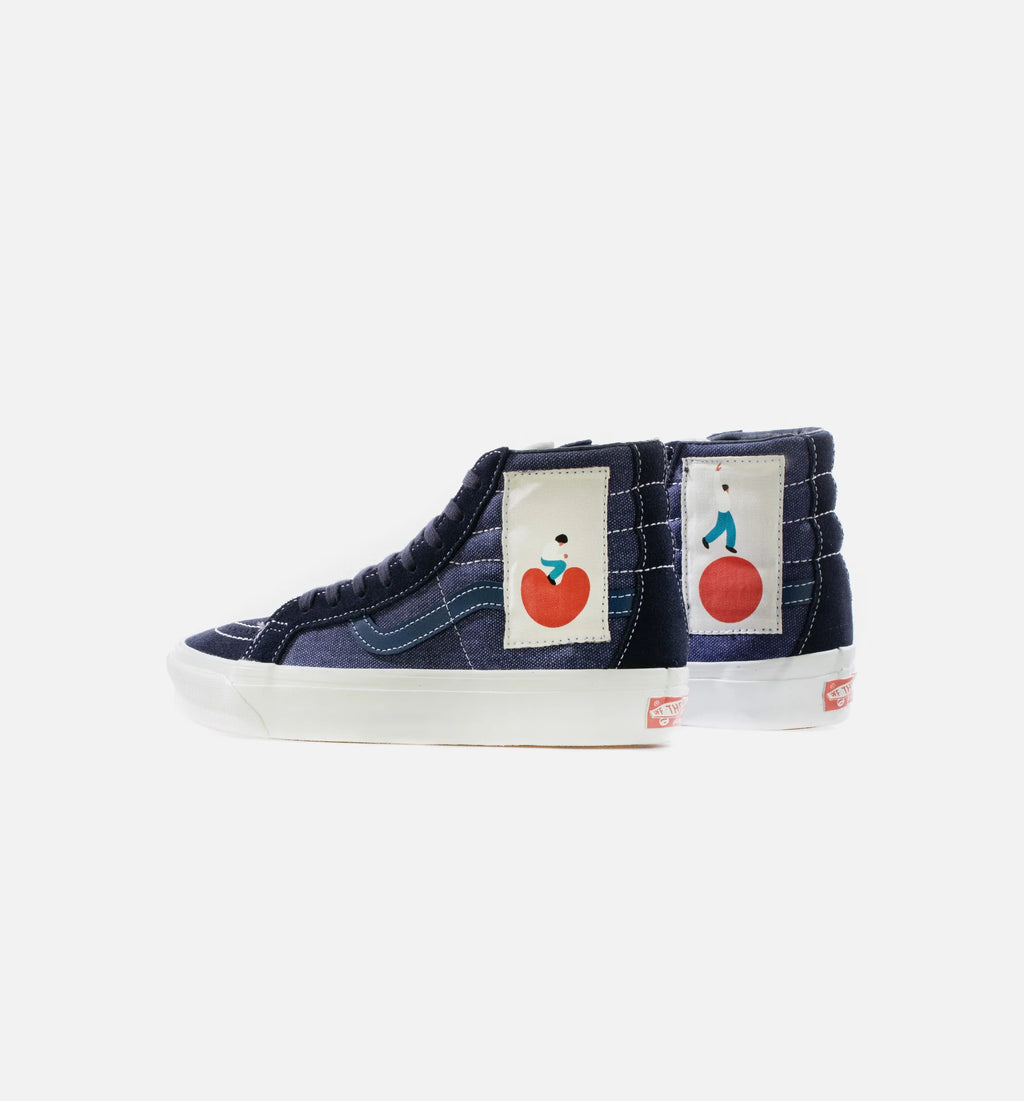 Geoff McFetridge Vault OG Sk8 Hi LX Mens Skate Shoe Navy White