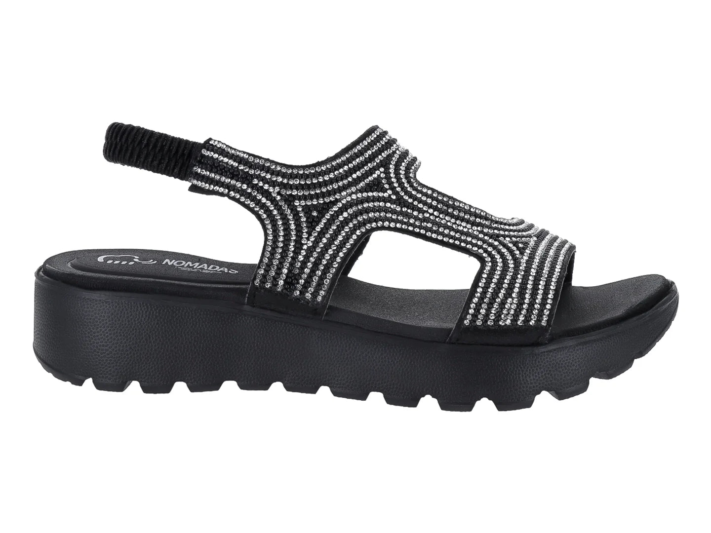 Sandalias Nomadas Negro para Mujer