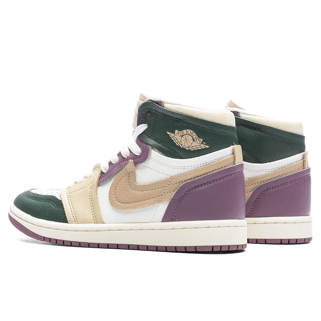 Womens Air Jordan 1 High MM Galactic Jade Desert Sail