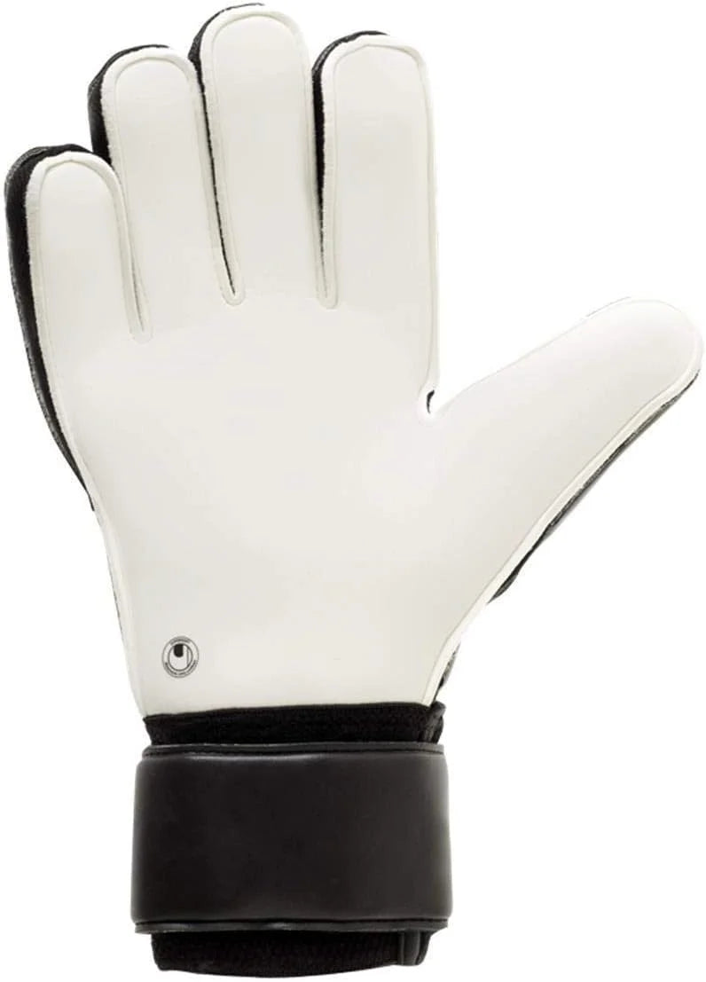 Uhlsport Kids Supersoft Goalkeeper Gloves Black Yellow