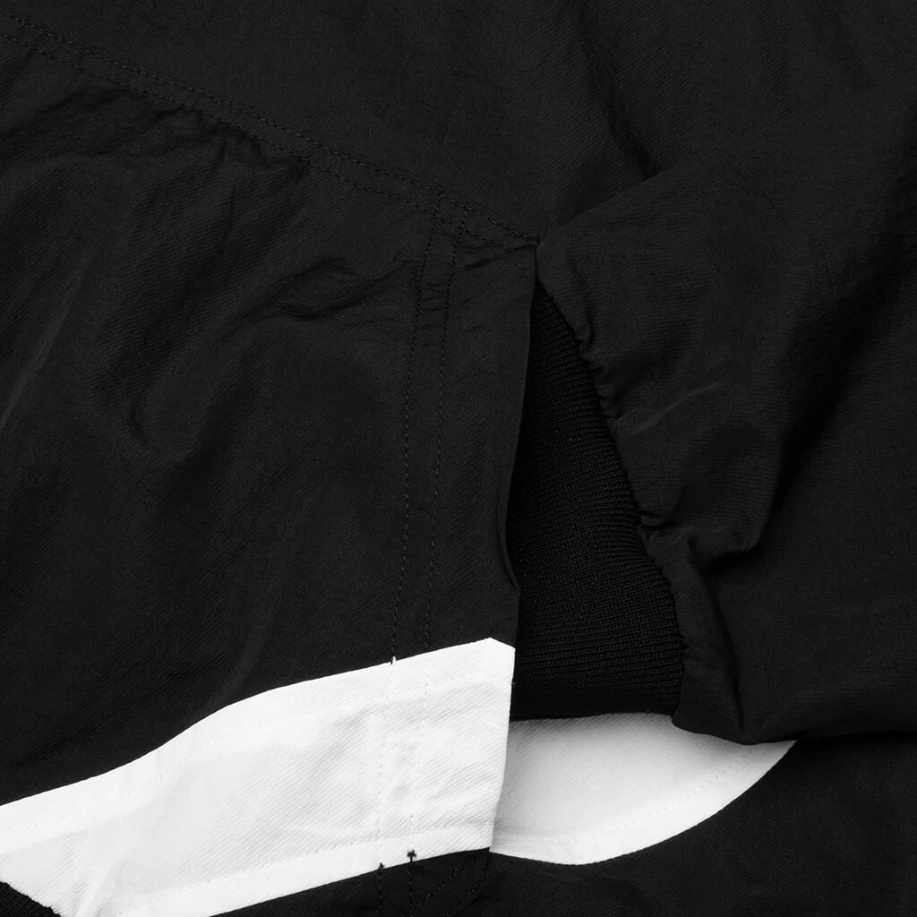 Lago Soccer Jersey Hoodie Black White Red