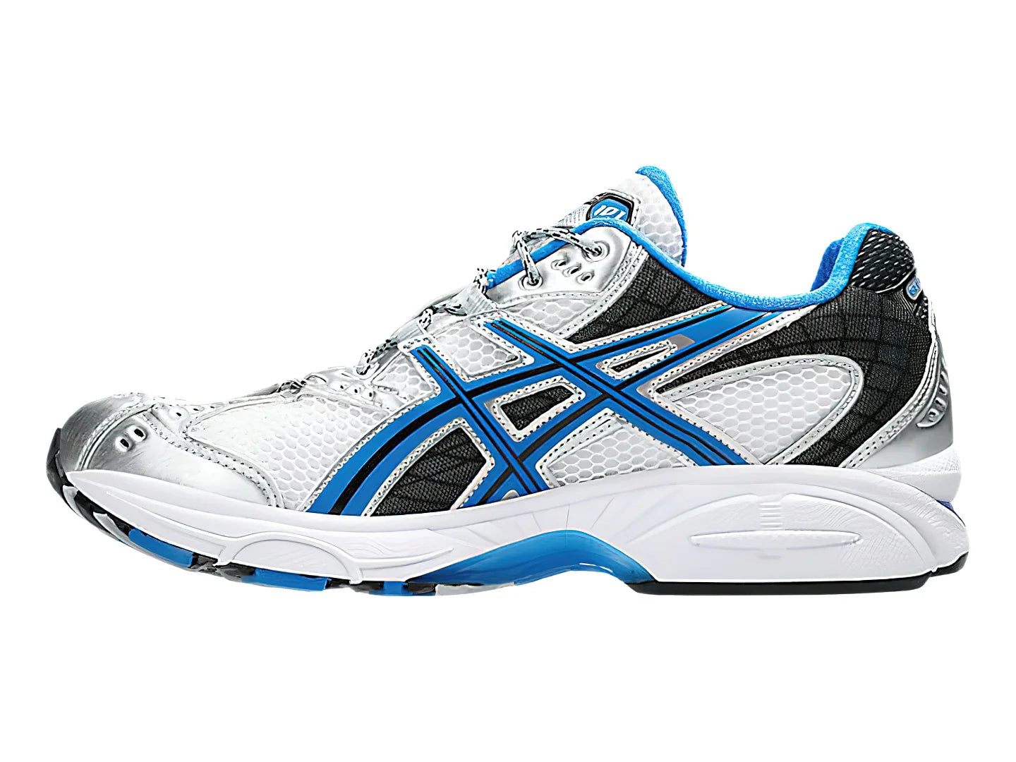 Tenis ASICS Gel Nimbus 101 Blanco y Azul para Hombre