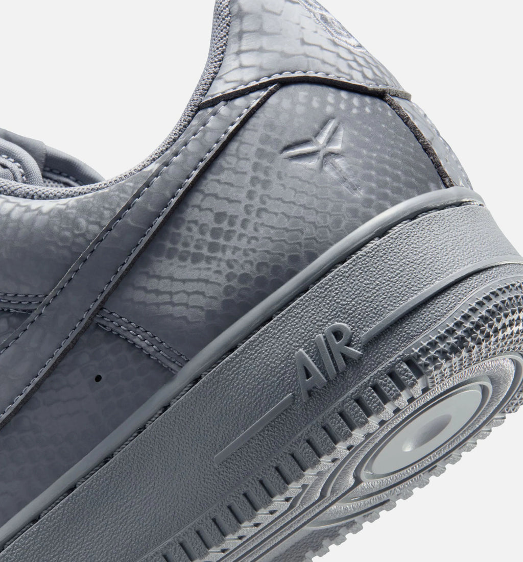Kobe Air Force 1 Low Cool Grey Mens Lifestyle Shoe Cool Grey Wolf Grey