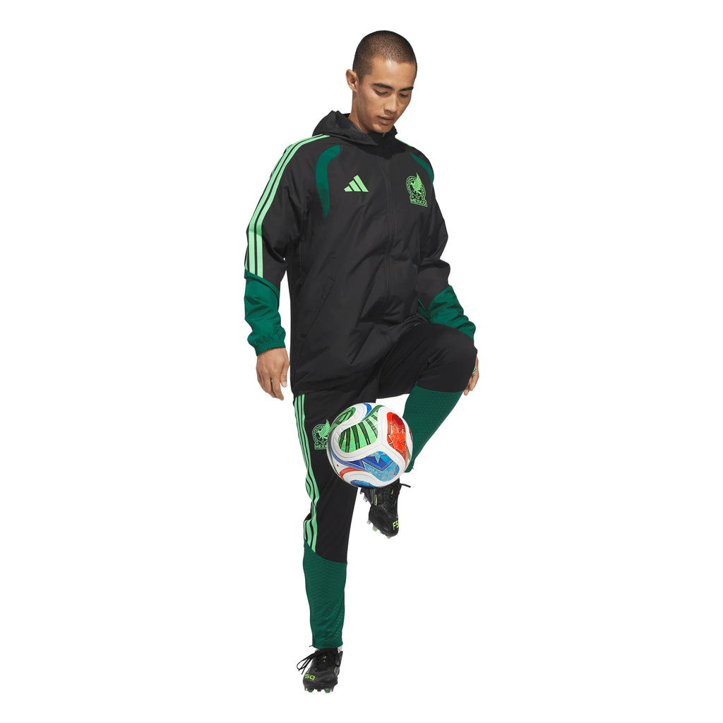 adidas Mexico 26 Tiro All Weather Mens Soccer Jacket Black