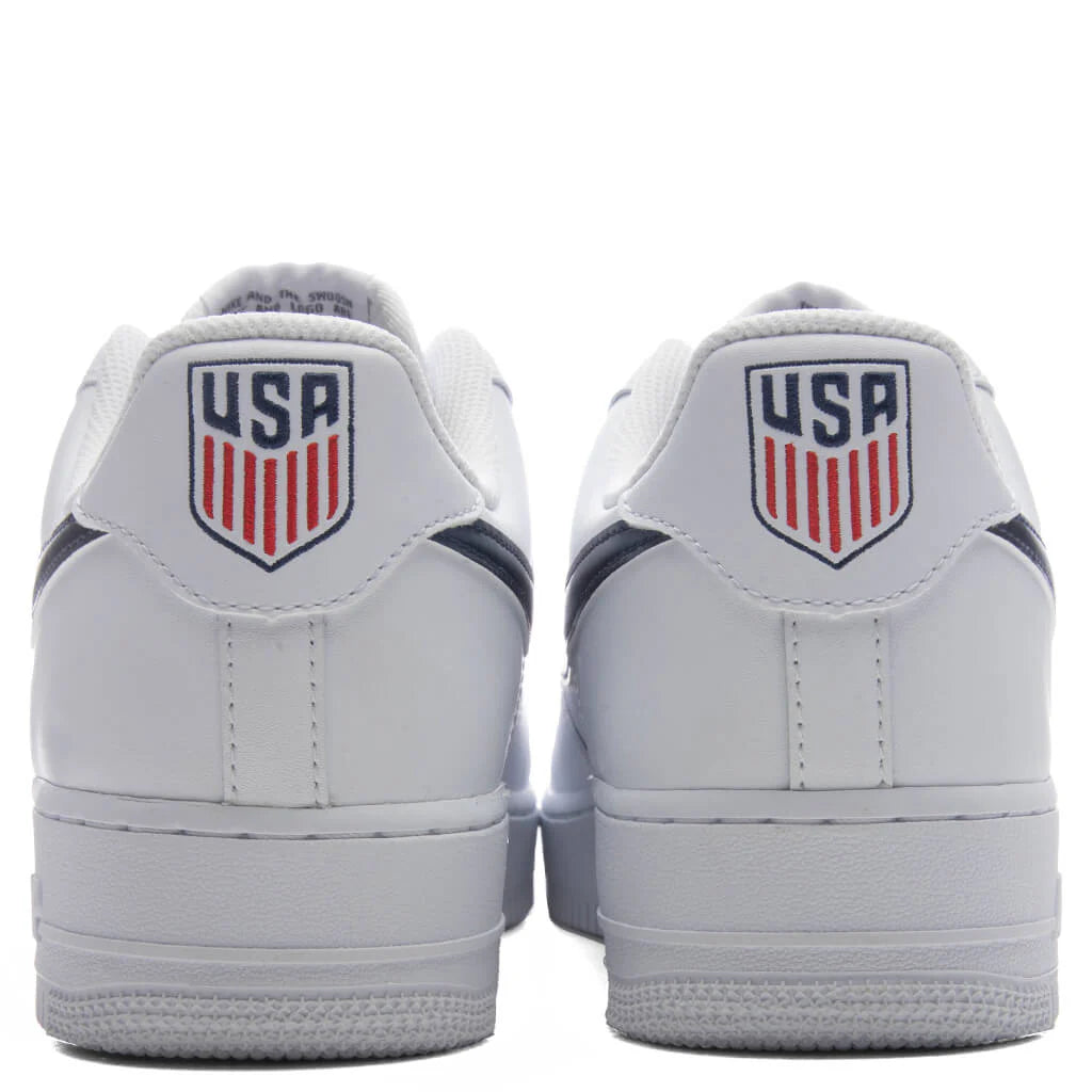 Air Force 1 07 LV8 USA White Midnight Navy University Red