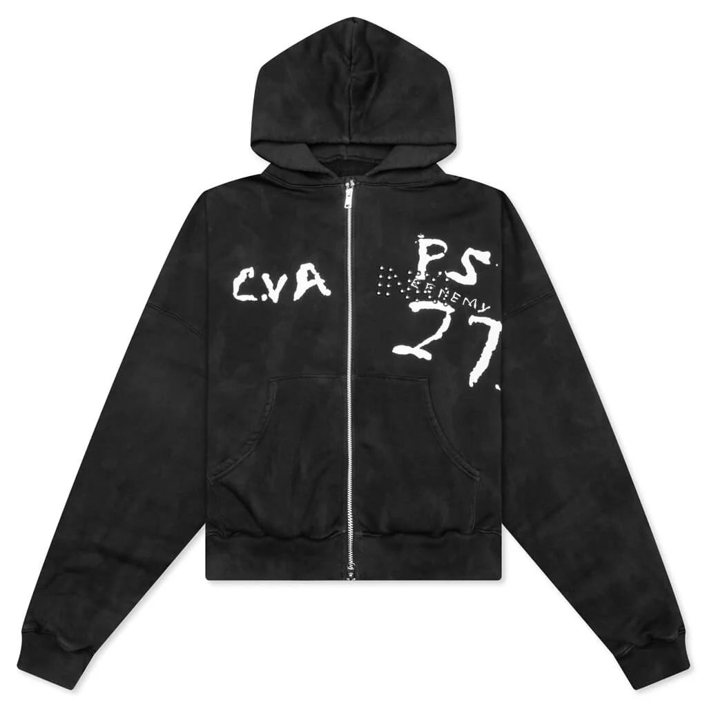 Inri Zip Hoodie Mechanic Black