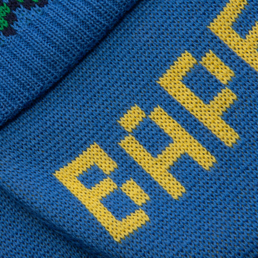 Kids BAPE Knit Cap Blue