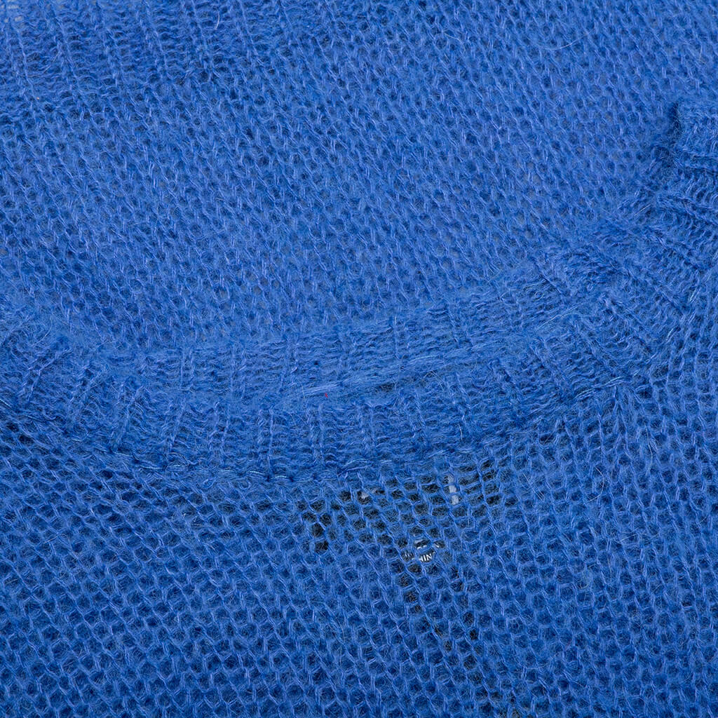 S Loose Knit Sweater Blue