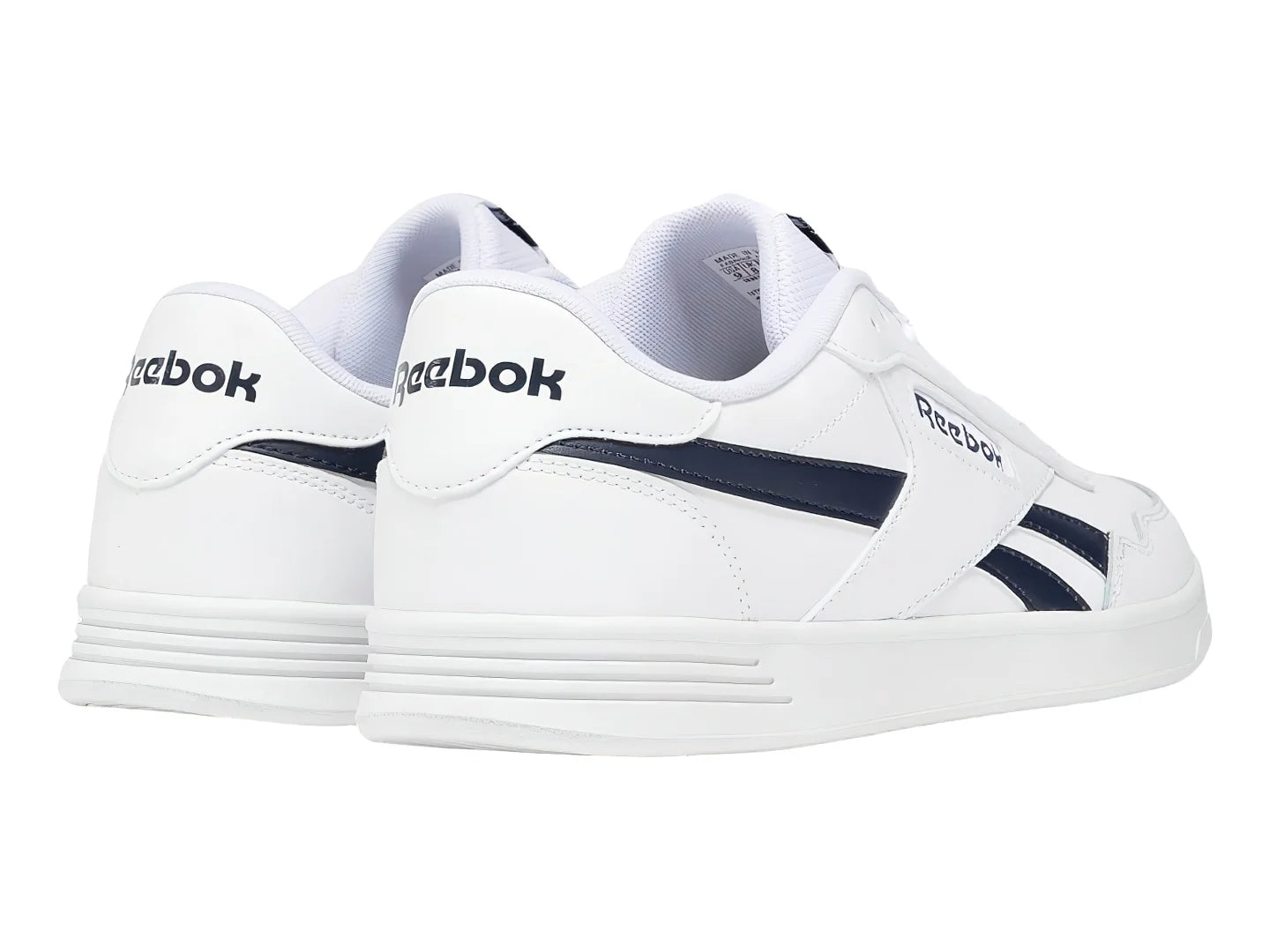Tenis Reebok Court Advance Blanco y Negro para Hombre