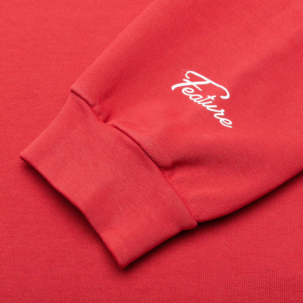 Feature x UNLV Love and Basketball Crewneck Pigment Red