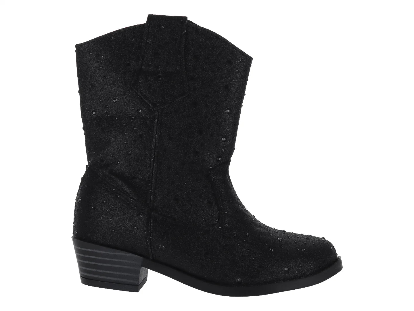 Botas Vaqueras Divitas Negro para Niña