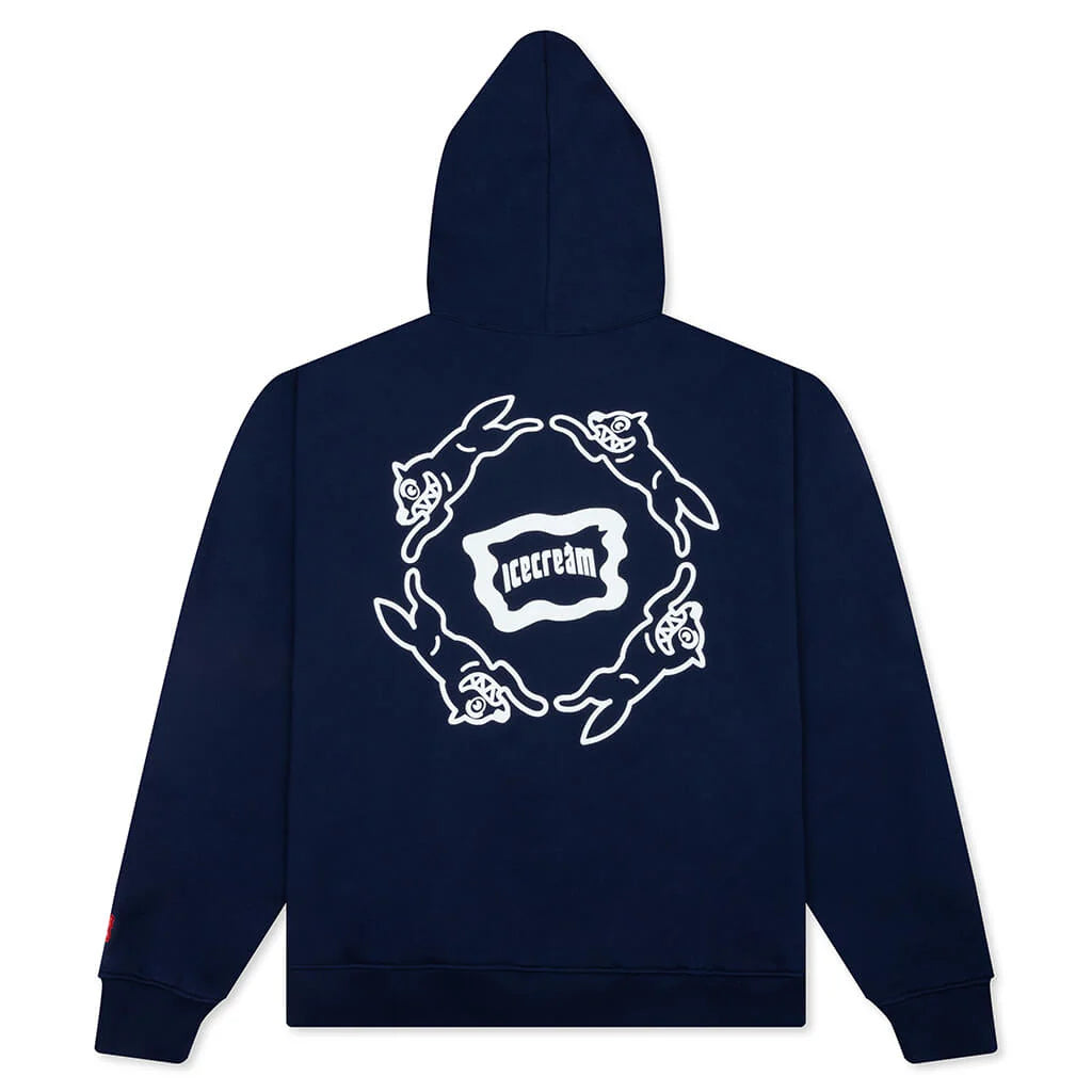 Loop Hoodie Black Iris