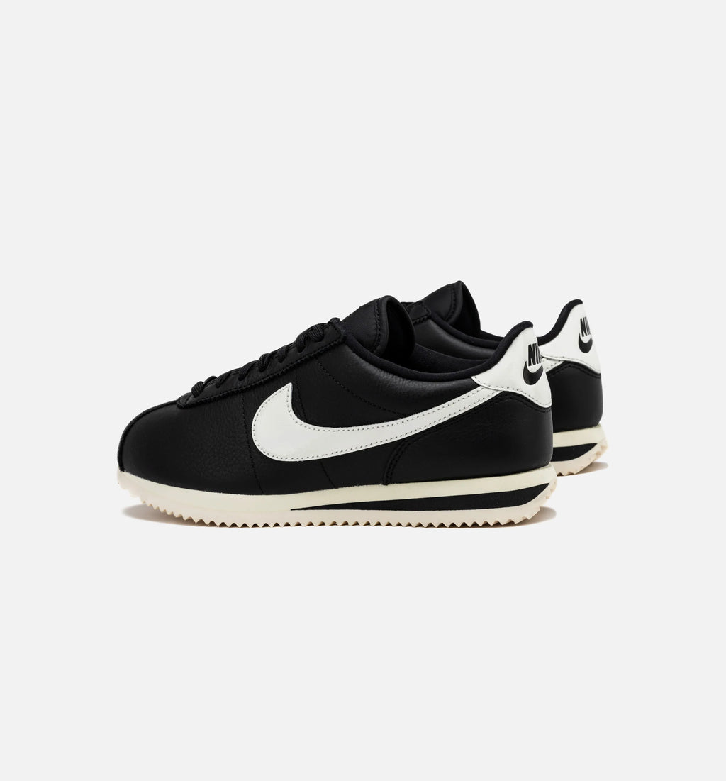 Cortez Premium Black Sail Womens Lifestyle Shoe Black Sail