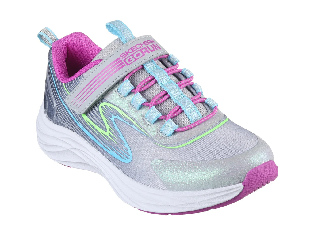 Tenis Skechers Go Run Accelerate Gris Multicolor para Niña