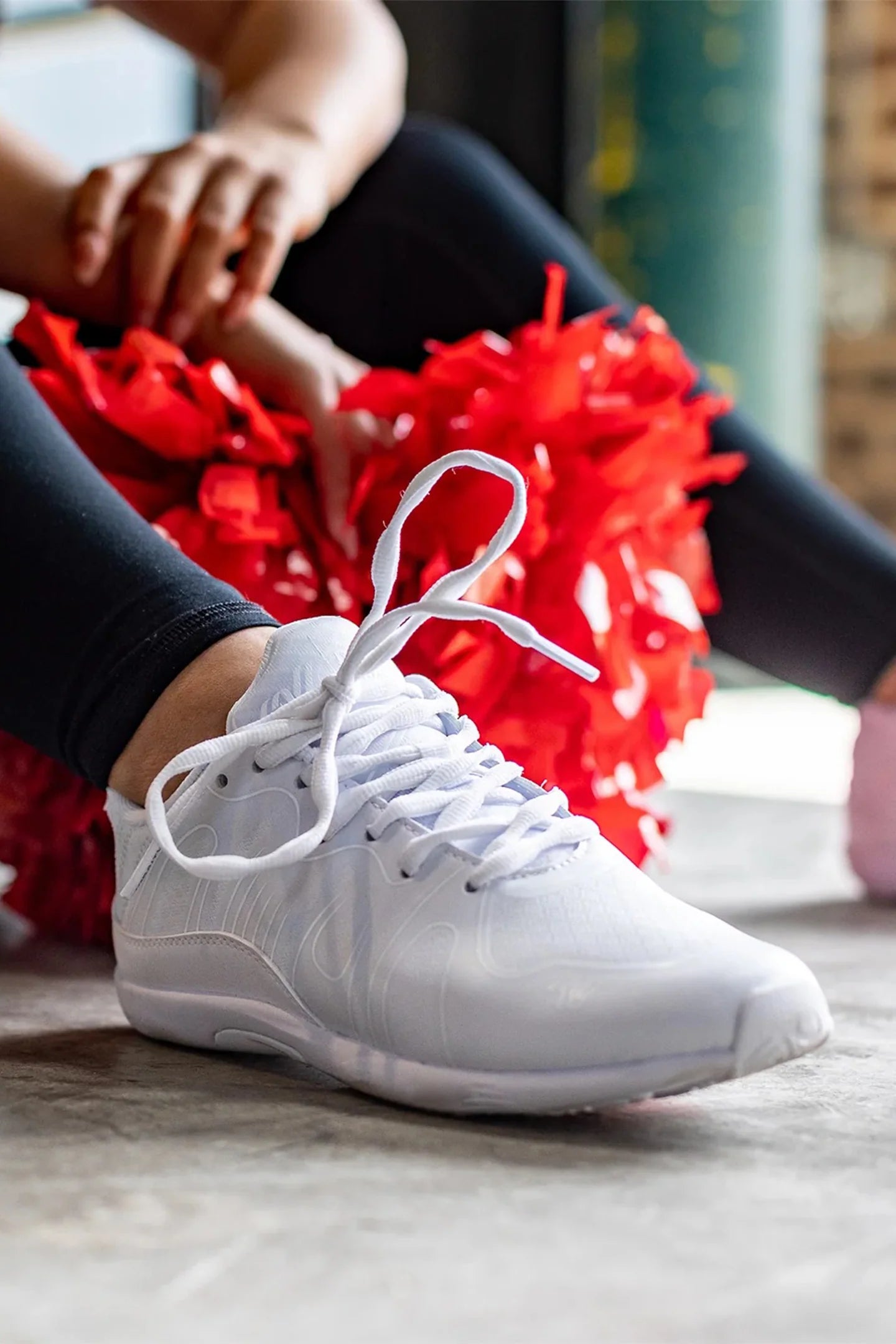 Varsity DBL Edge Pro White Cheer Shoes