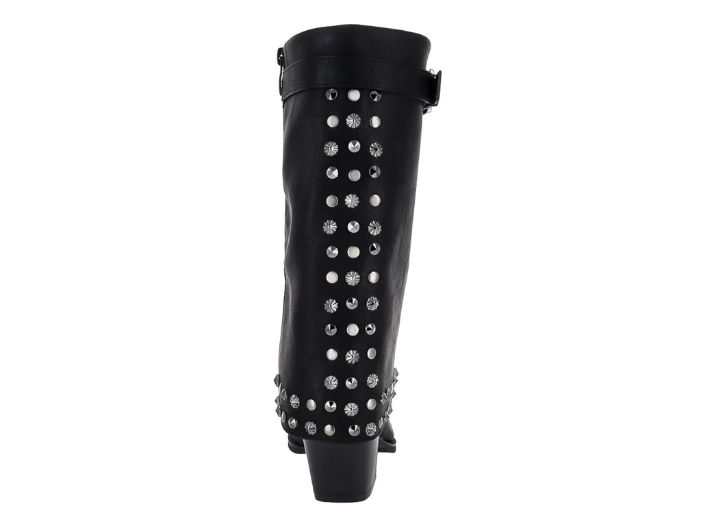 Botas ROZE Negras con Estoperoles para Mujer