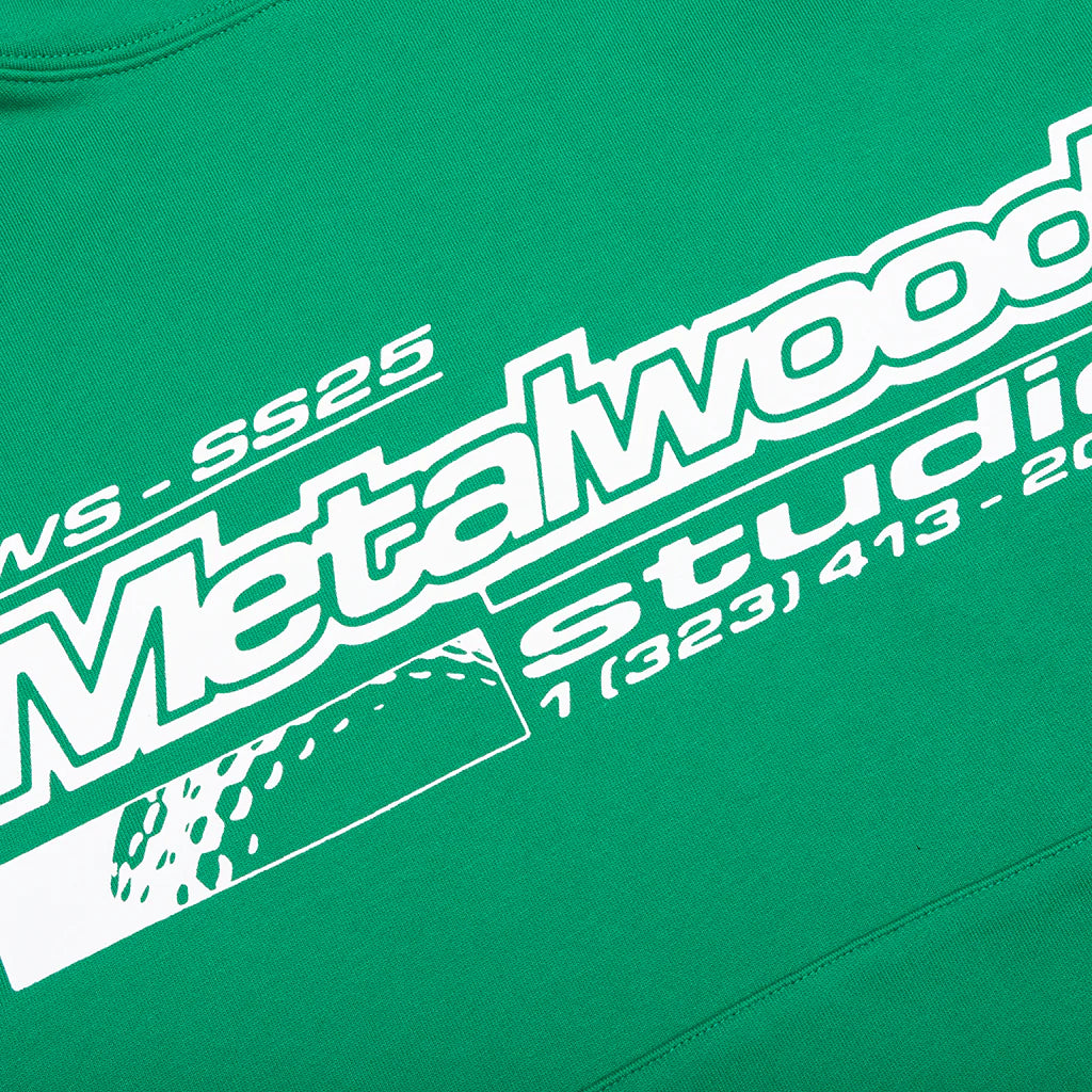 La Brea Shop Hooded Sweatshirt Green
