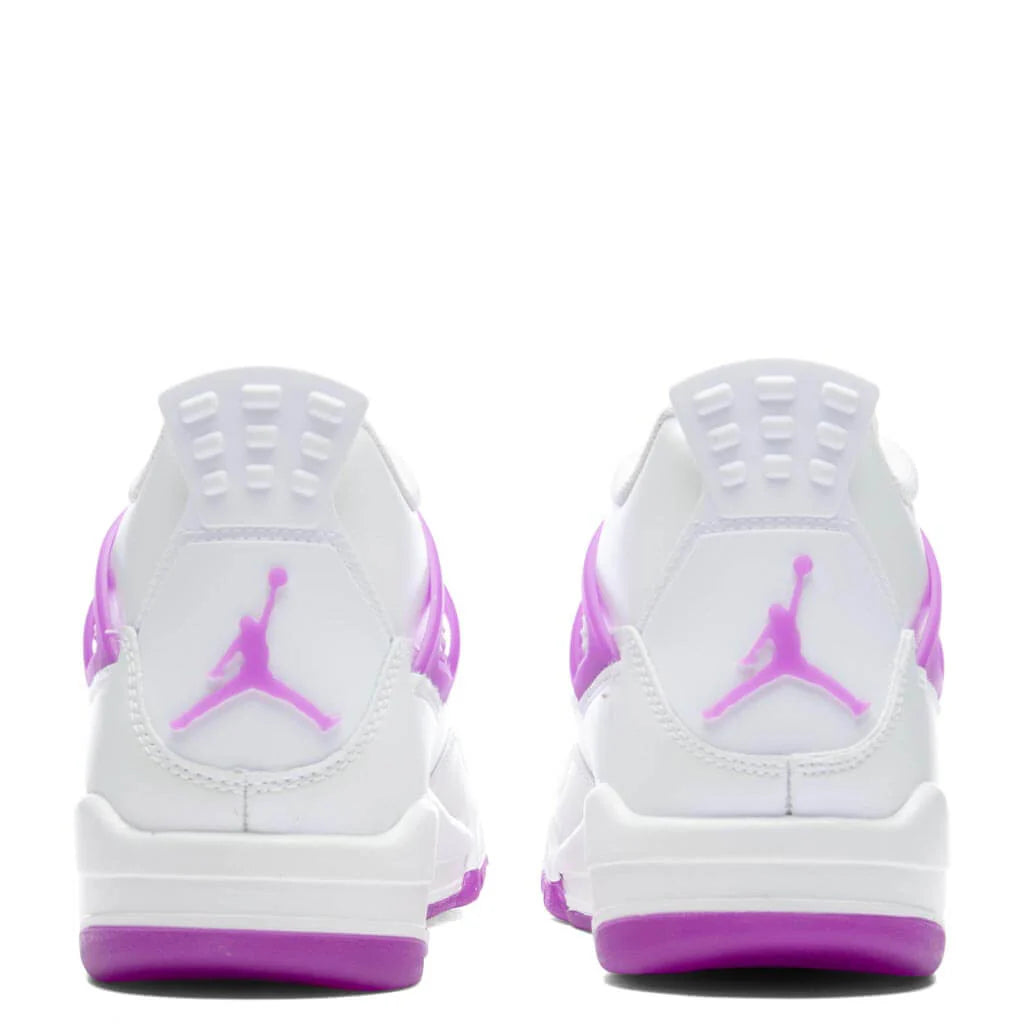 Jordan 4 Retro GS White Hyper Violet