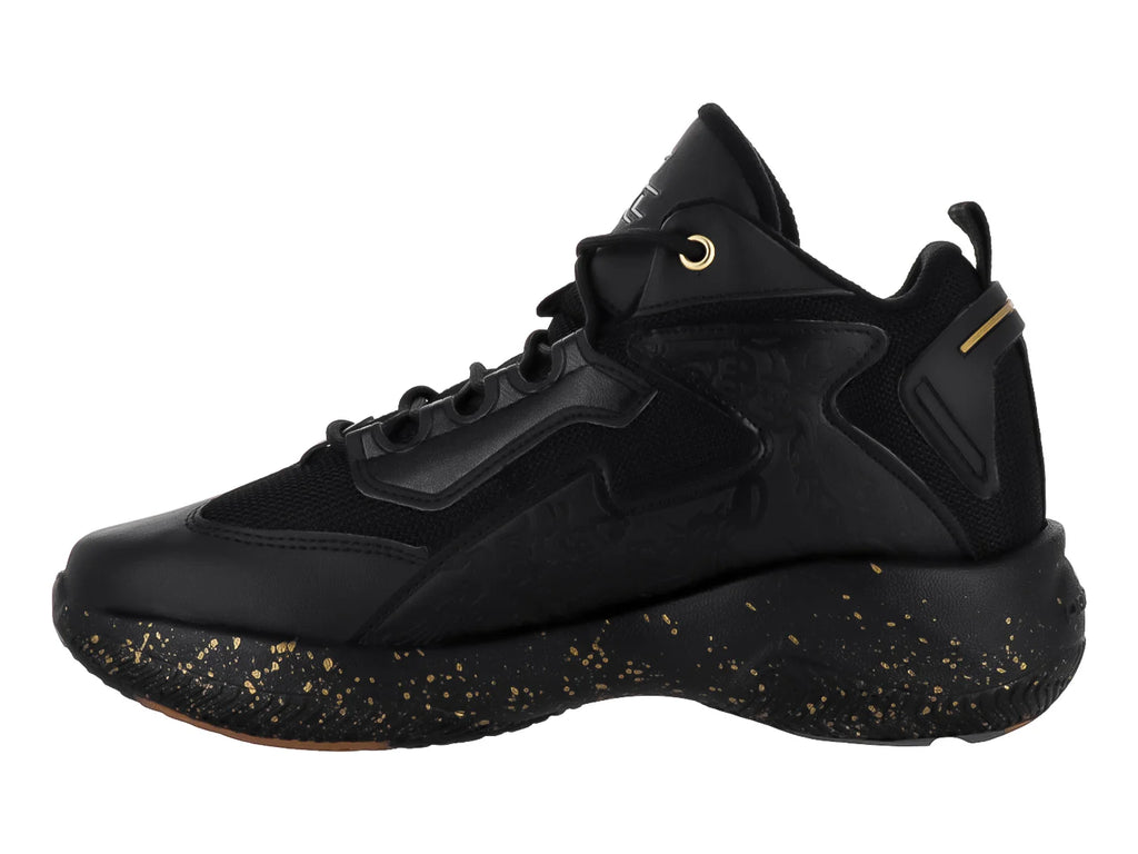 Tenis de Baloncesto Pontiac AXL Negro y Dorado para Hombre