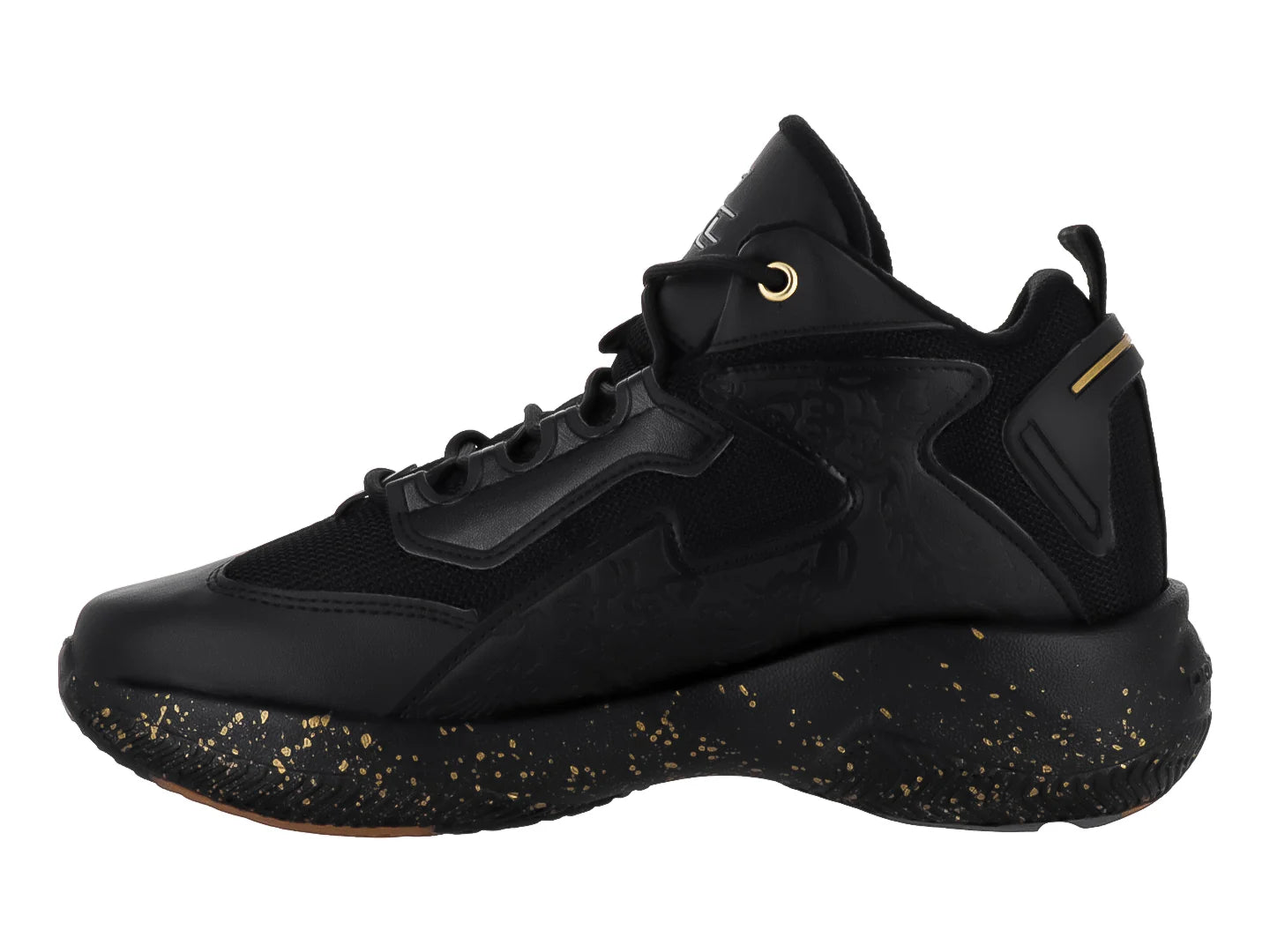 Tenis de Baloncesto Pontiac AXL Negro y Dorado para Hombre