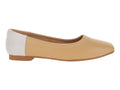 Zapatos Planos Ballerina Roze Beige para Mujer