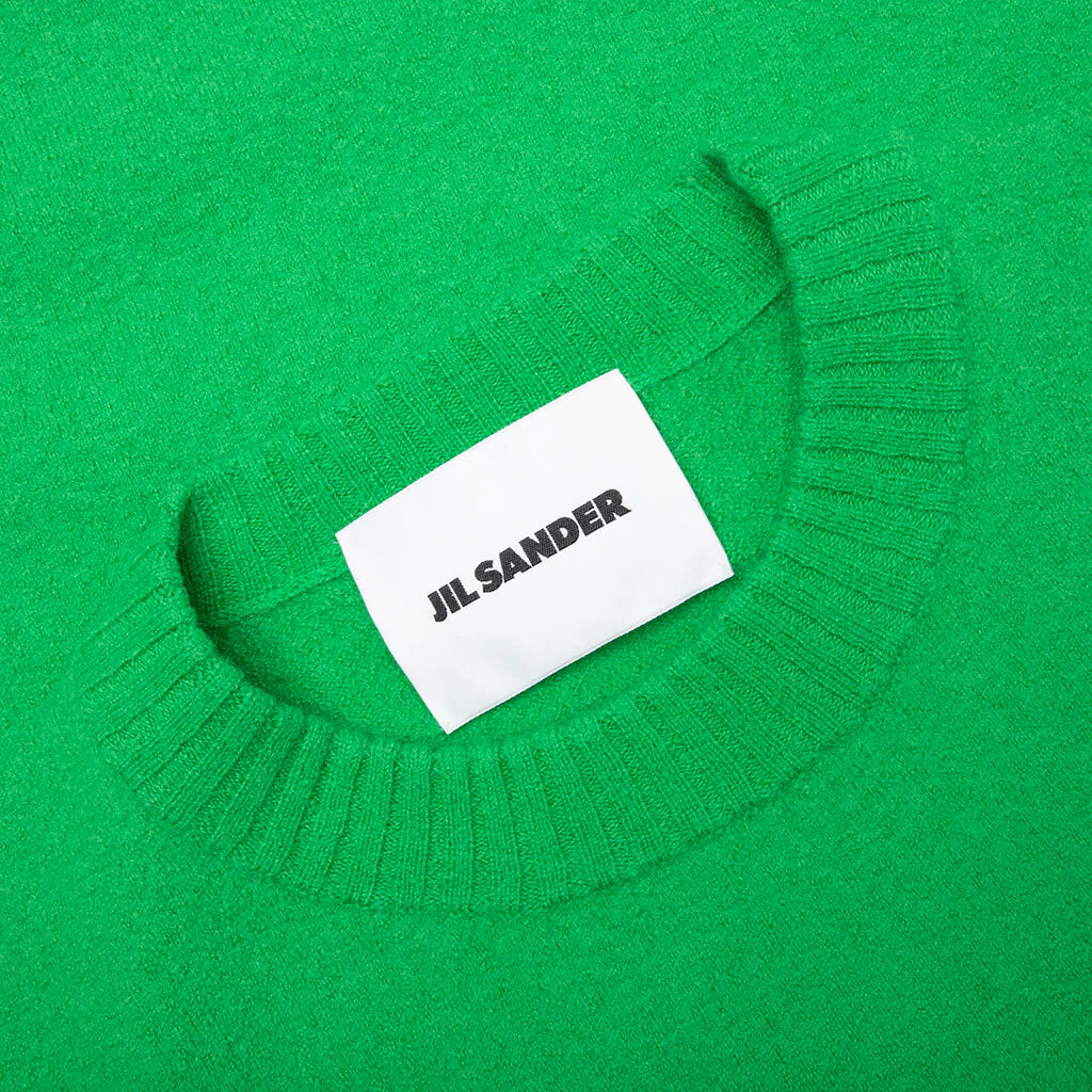 Crewneck Long Sleeve Jumper Girl Scout Green