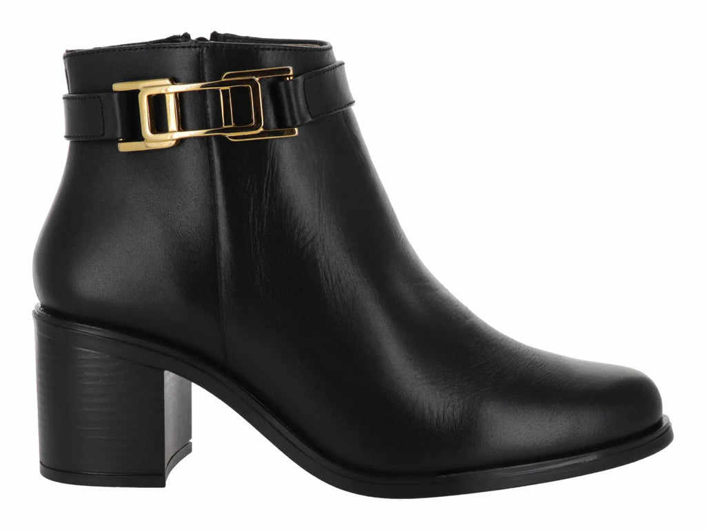 Botines Vicenza de Ternera Negro para Mujer