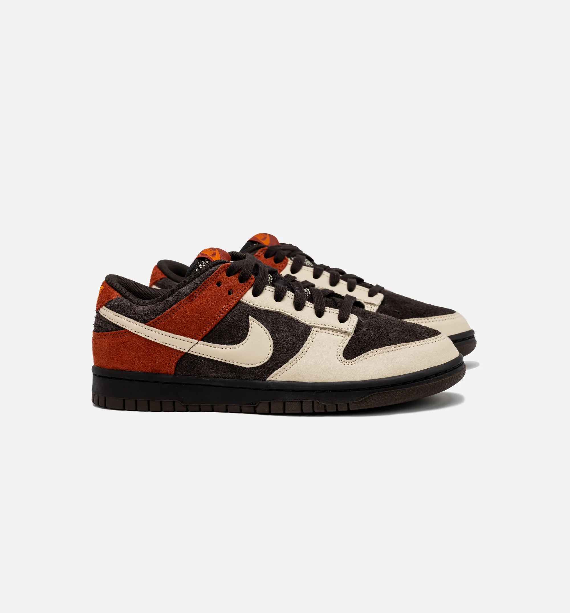 Dunk Low Red Panda Mens Lifestyle Shoe Velvet Brown Sanddrift Rugged Orange