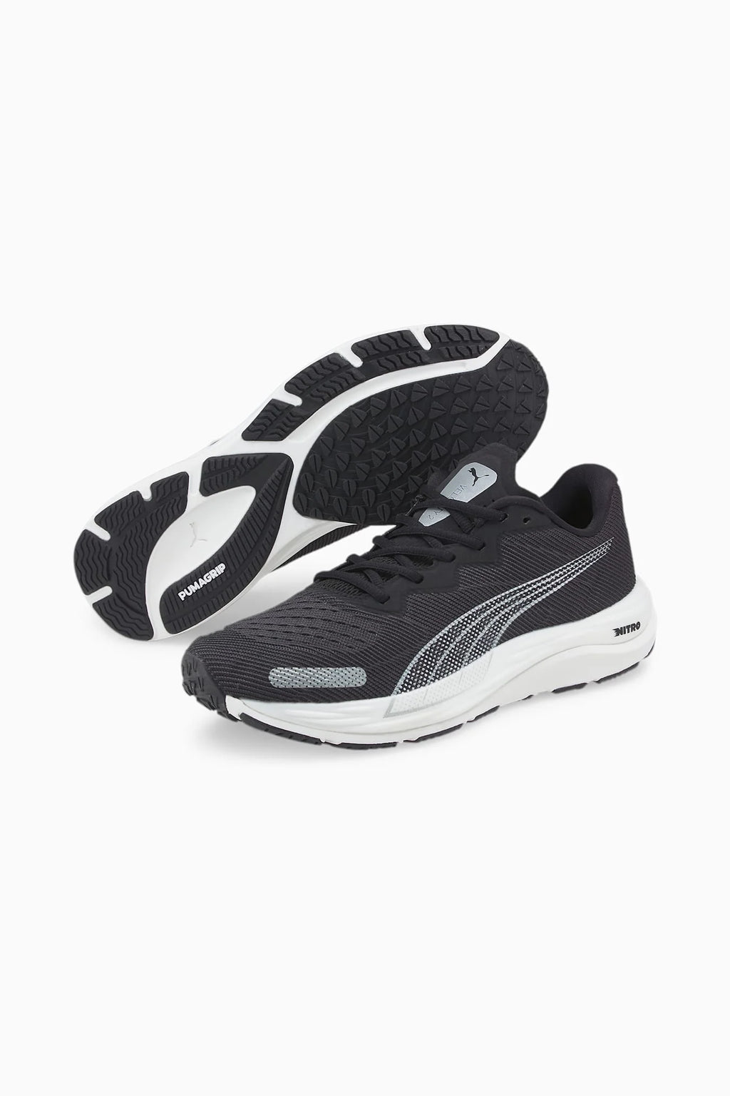 PUMA Velocity NITRO 2 Running Shoes Black White