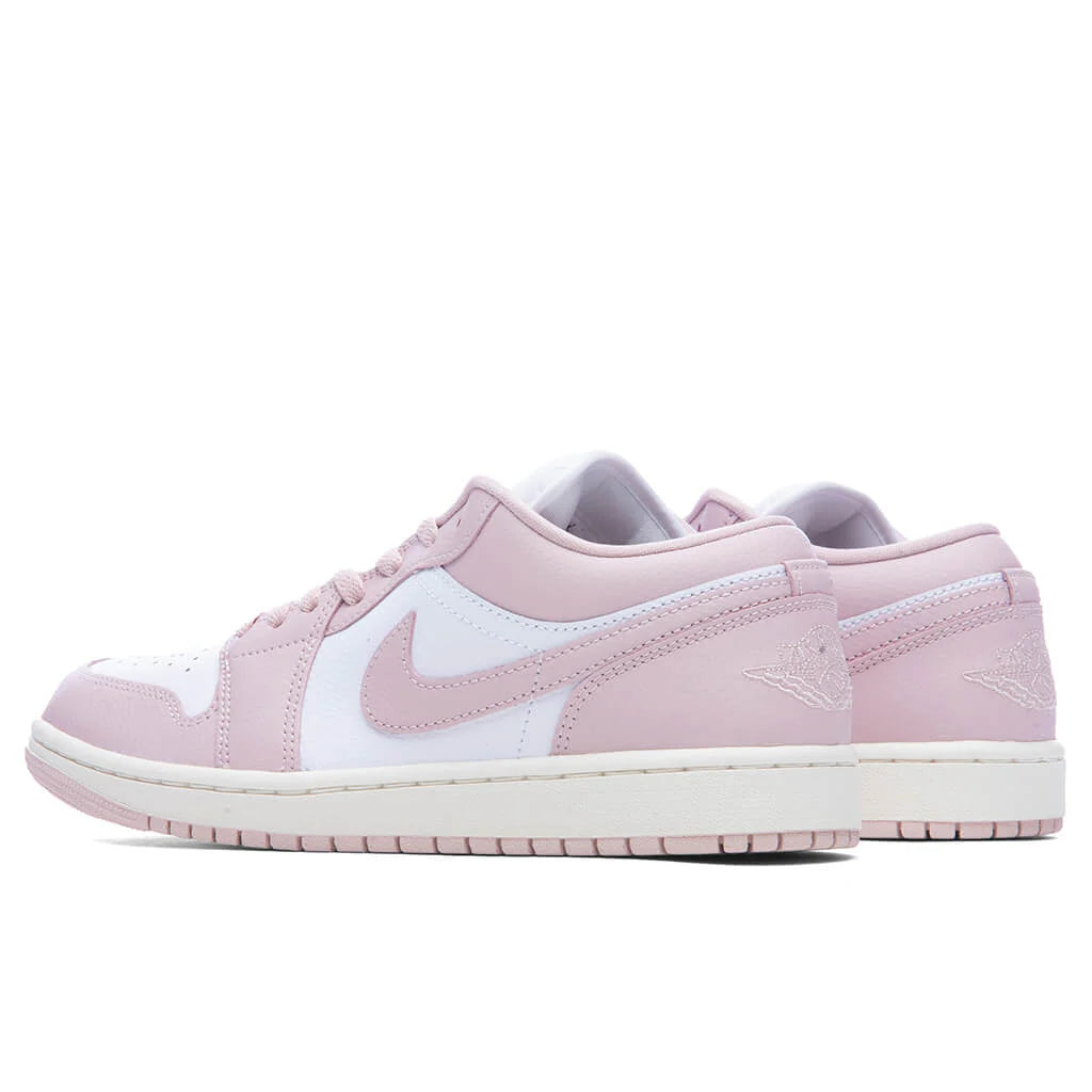 Womens Air Jordan 1 Low White Pink Oxford Sail