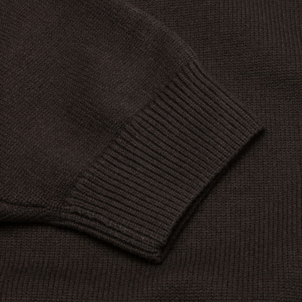 Knit L S Polo Off Black