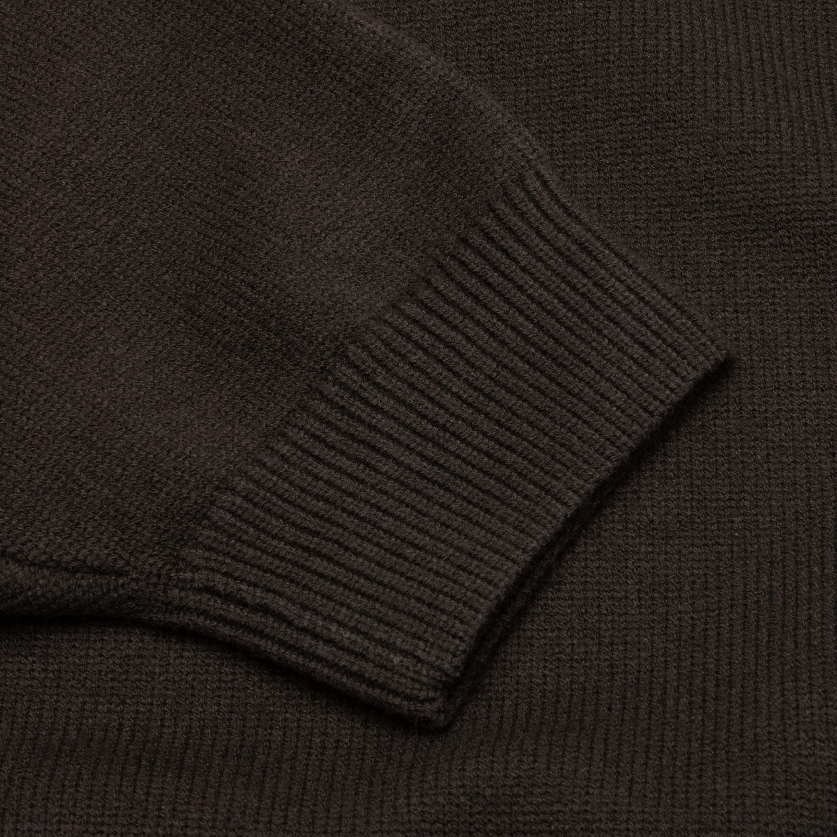 Knit L S Polo Off Black